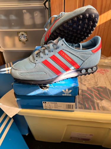 Adidas trainer blue red - adidas, la