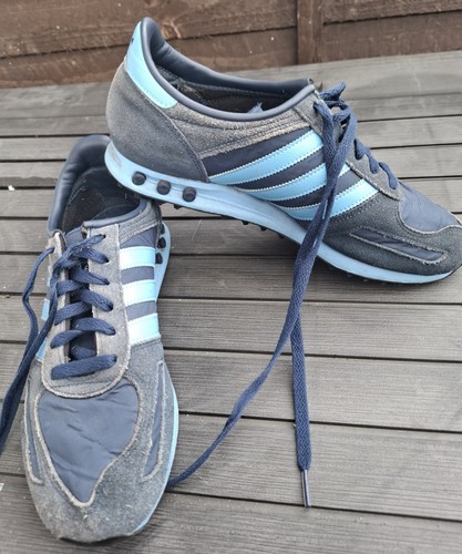Adidas blue suede trainers - la,